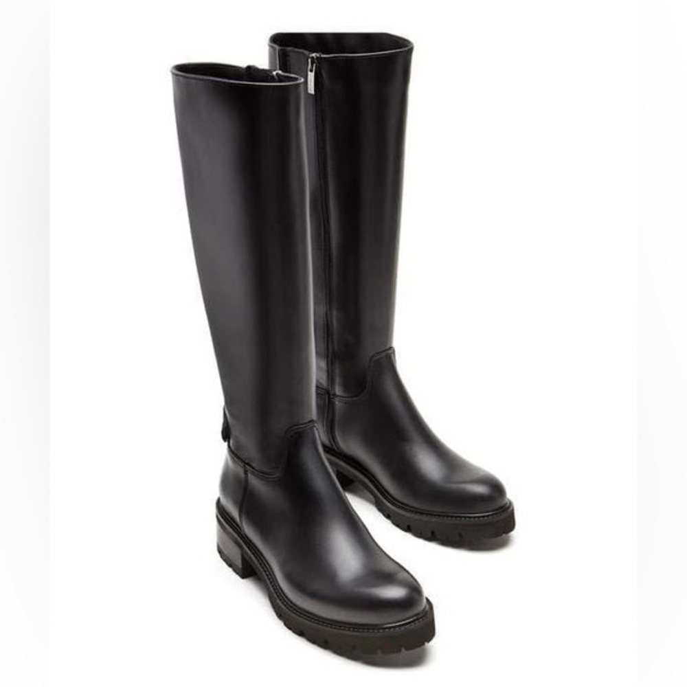 La Canadienne NWOT Cava Waterproof Black Leather Boots Sz 6.5 - Picture 2 of 11